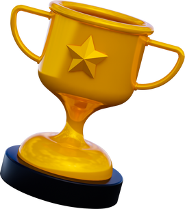 3d trophy icon
